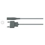 Silicone European Bipolar Cable 10' (3.0 m)